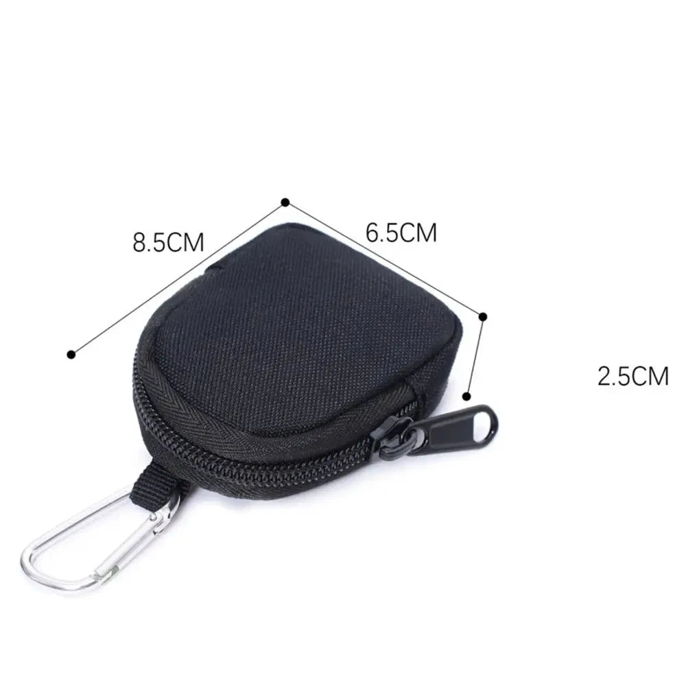 Tactical EDC Key Wallet Pouch – Zipper Coin Purse with Keychain Holder for Men, Outdoor Pocket Bag