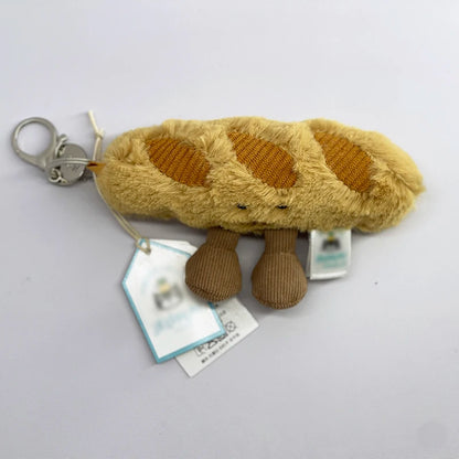 Cute Golf Ball Plush Keychain - Grape Jellyfish Hippo Elephant Bag Charm Mini Plush Toy Collection