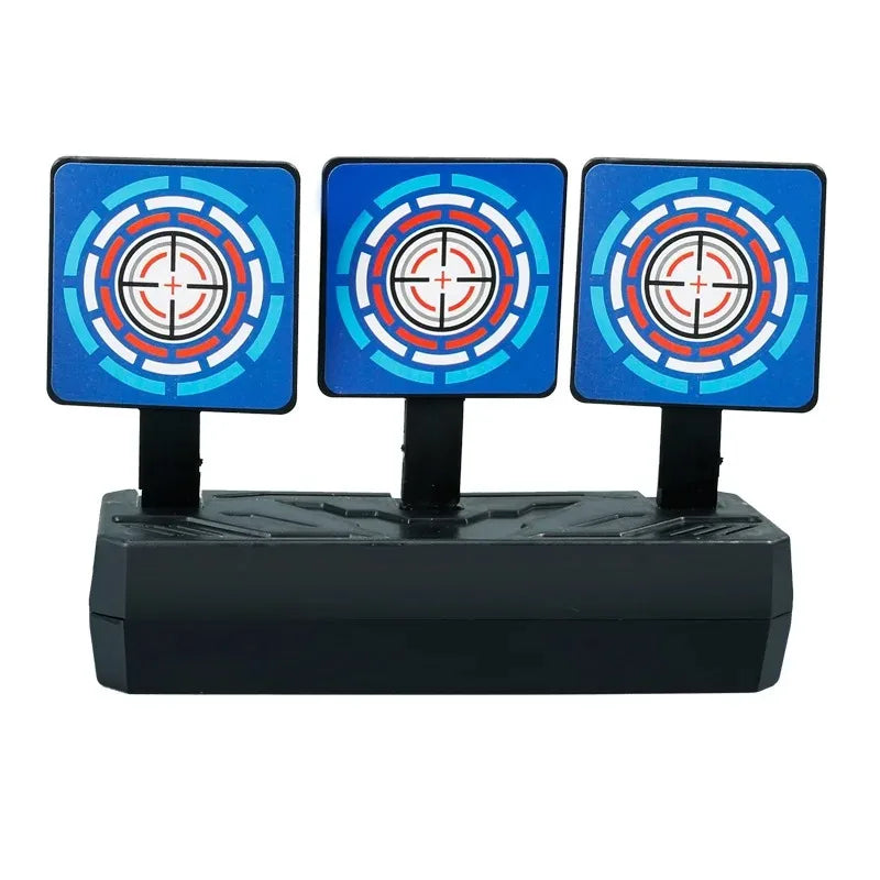 Electric & Non-Electric Dart Scoring Targets with Mobile Auto-Rebound Soft Bullet Gun – Outdoor Practice Set