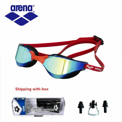 ARENA Professional Racing Swimming Goggles – HD Anti-Fog Waterproof UV400 Lens, Competition & Training Swim Glasses for Clear Vision