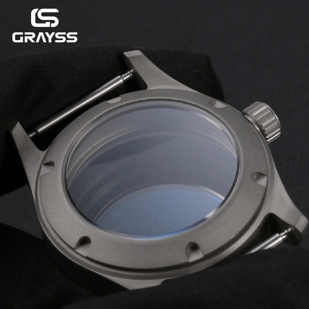 T2 Titanium & Steel Diving Watch Case - 20BAR Waterproof NH34 NH35 NH38 NH70 Watch Parts