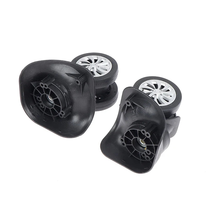 Universal 360° Swivel Suitcase Wheels — Replacement Trolley Luggage Wheels