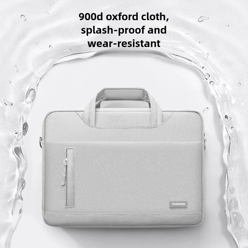 Business Laptop Bag Case - Shoulder Tote Briefcase for 13, 15, 17 Inch MacBook, HP, Huawei, Asus, Dell - Handbag Style