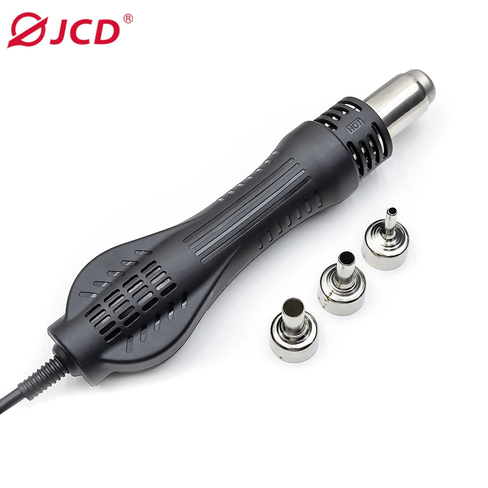 JCD 8586D 2-in-1 750W Soldering Station with Hot Air Gun – LCD Digital Display Electric Soldering Iron for SMD Welding & Rework