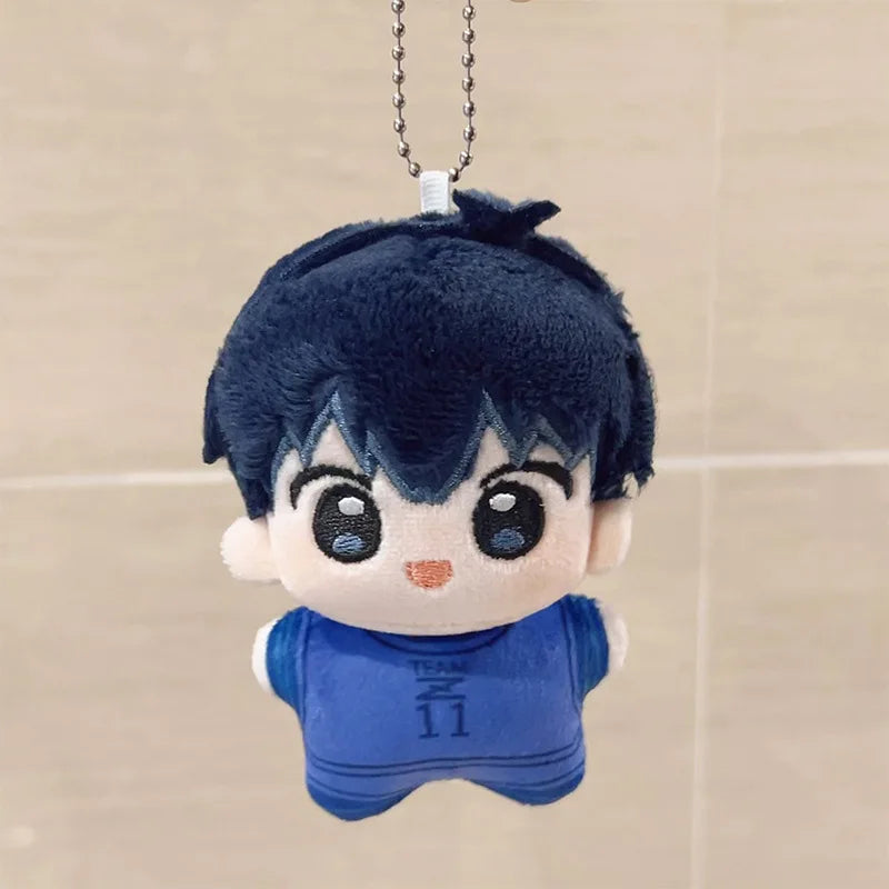 Mini Blue Lock Plush Keychain – Nagi Anime Backpack Charm & Cute Stuffed Doll Gift