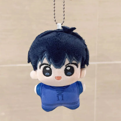 Mini Blue Lock Plush Keychain – Nagi Anime Backpack Charm & Cute Stuffed Doll Gift