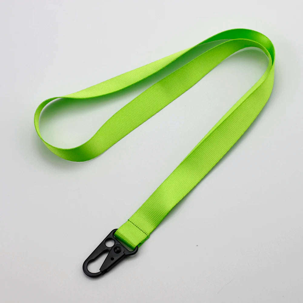Neckband Nylon Keychain with Heavy Metal Hook – Anti-Loss Lanyard for Keys, Mobile Phone, Camera, Outdoor Safety Rope