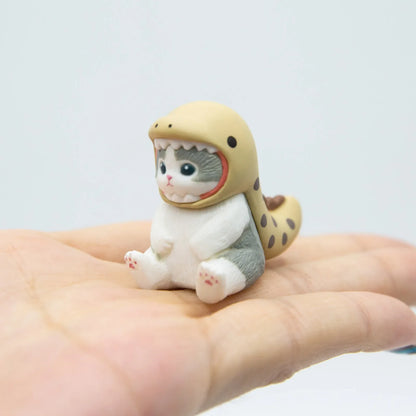 Mofusand Marine Animal Cat Figures - Cute Blind Box Collectibles and Desk Ornaments Gift Set