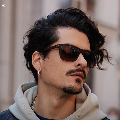 2024 Luxury Polarized Sunglasses for Men — High-End Square UV400 Driving Eyewear & Fashion Travel Sun Glasses