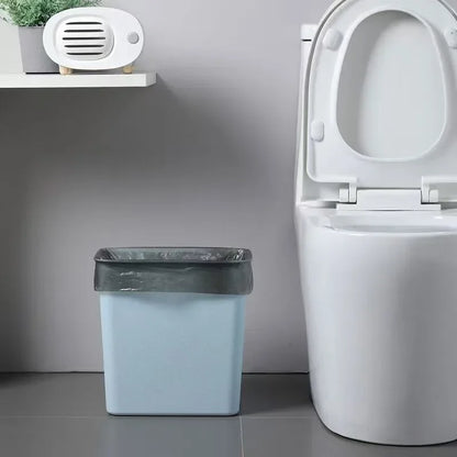Black Disposable Garbage Bags 100/300/500PCS Roll – Heavy Duty Plastic Trash Bags for Kitchen, Bathroom & Travel Use