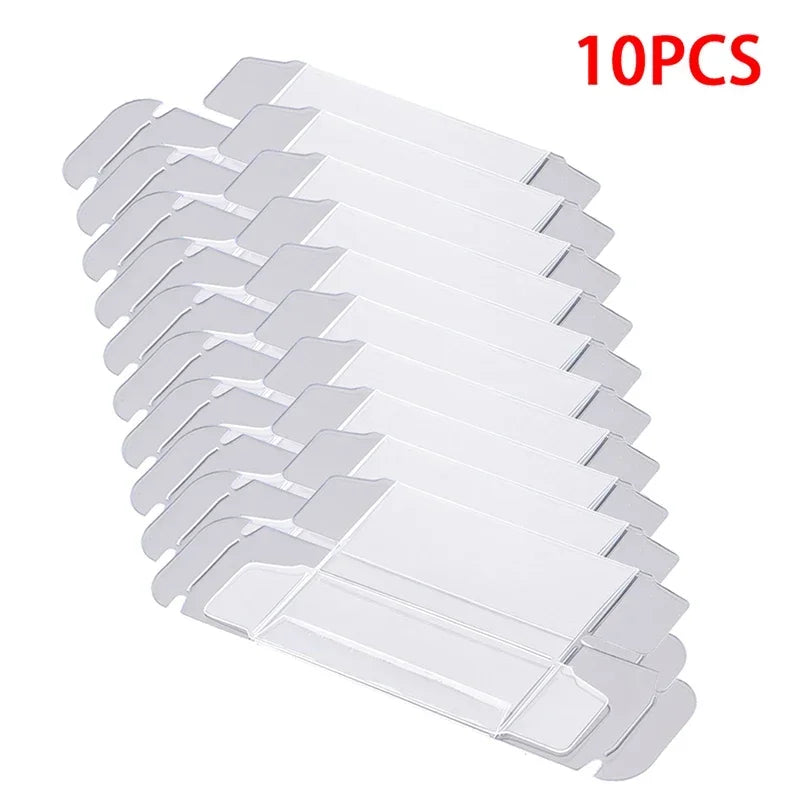 10/20/30/50/100pcs PVC Display Boxes — 1/64 Scale Car Model Toy Transparent Dustproof Exhibition Box for Collection & Gift Packaging