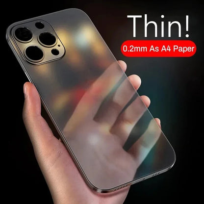 Ultra-Thin Matte iPhone Case - Slim Protective Cover for iPhone X, XR, XS Max & 11–16 Plus, Mini and Pro Max Models
