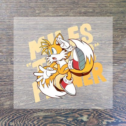 Sonic Cartoon Iron-On Patches – DIY Heat Transfer Anime Stickers for Clothing & Custom T-Shirts