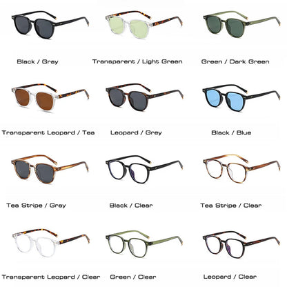 SHAUNA Retro Square Polarized Sunglasses — Fashion Rivet-Decorated Shades for Women & Men, UV400 Driving Sun Glasses
