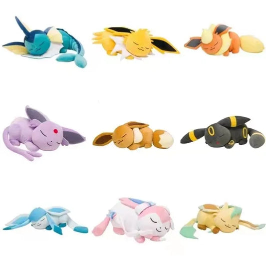 Original Eeveelution Large Plush Toy — Sylveon, Espeon, Umbreon & Leafeon Stuffed Dolls