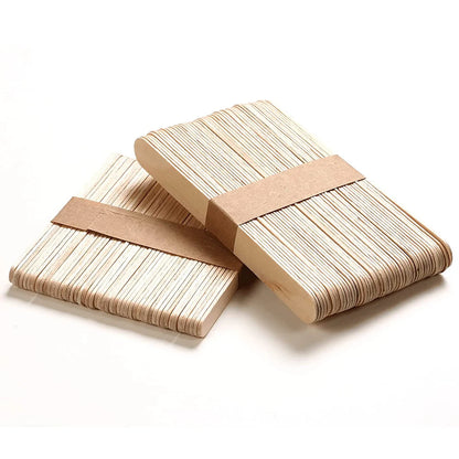 50/100PCS Disposable Wooden Hair Removal Wax Sticks – Body Depilation Spatula Applicators, Beauty Tools