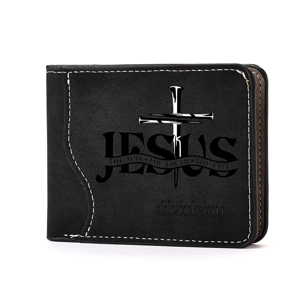 Men's PU Leather Short Wallet - Multi Card Slot Slim Soft Personalized Bifold Wallet