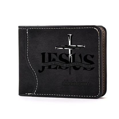 Men's PU Leather Short Wallet - Multi Card Slot Slim Soft Personalized Bifold Wallet