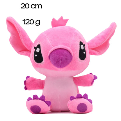Authentic Disney Stitch Plush Toy 20-25CM - Lilo & Stitch Stuffed Kawaii Pillow Doll for Kids Birthday Gift
