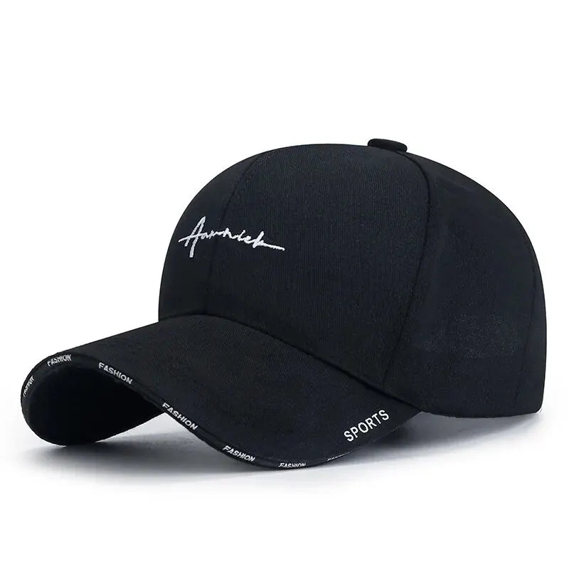 Women's Korean Letter Embroidery Baseball Cap – Breathable Sports Sun Hat