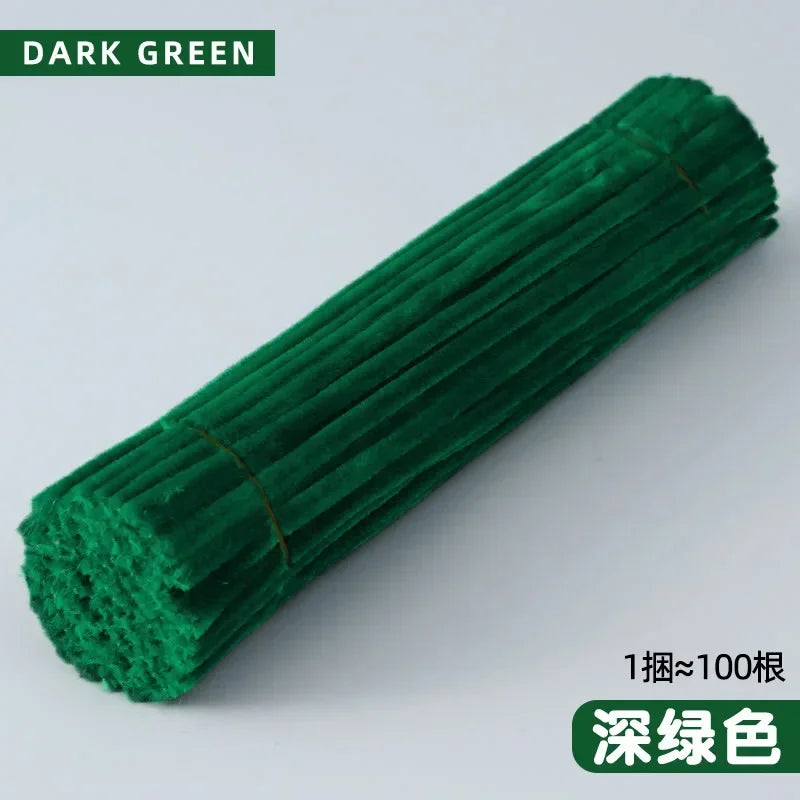 100/50PCS Chenille Stems Bulk – 22 Colors Pipe Cleaners for Kids’ Crafts, DIY Art Projects & Decorations (6mm x 12in)