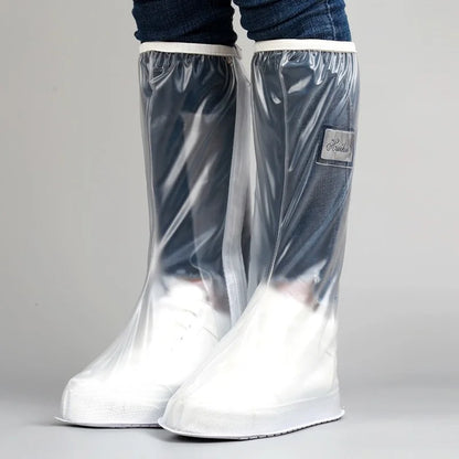 High Tube Rainproof Shoe Cover | Men's & Women's, Pressed Edge, Thickened Sole, Wear Resistant