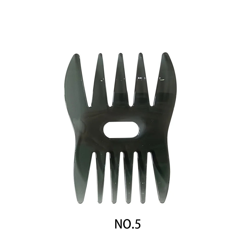 Men's Professional Wide Tooth Hair Comb & Brush – Barber-Grade Hair Styling Tool for Men