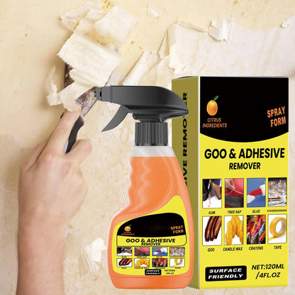 120ml Adhesive and Sticker Remover Spray - Multifunctional Glue Cleaner for Double-Sided Tape and Sticky Residue