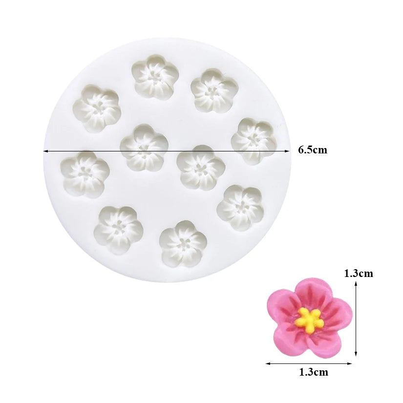 Flower Daisy Silicone Mold — Sugarcraft, Fondant & Cupcake Baking Tool for Cake Decoration
