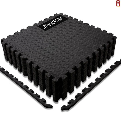 EVA Foam Massage Cushion Interlocking Gym Floor Mats – Non-Slip Puzzle Exercise Mat for Home Gym, Yoga & Acupressure Support