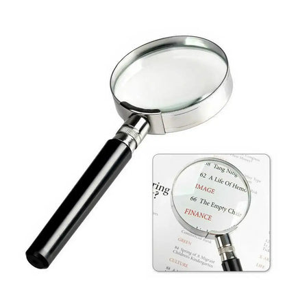 10X Professional Magnifying Glass Loupe – Jewelry, Coins & Stamp Reading Magnifier for Seniors, Kids & Detail Inspection