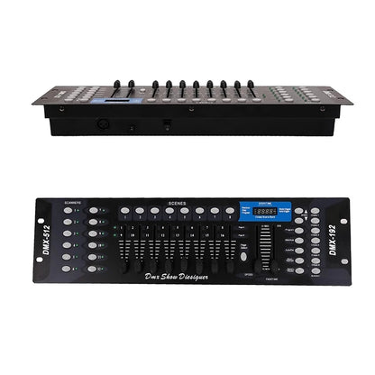 192 DMX Stage Light Controller - Professional 512 DMX Console DJ Lighting Equipment for Stage Shows & Events