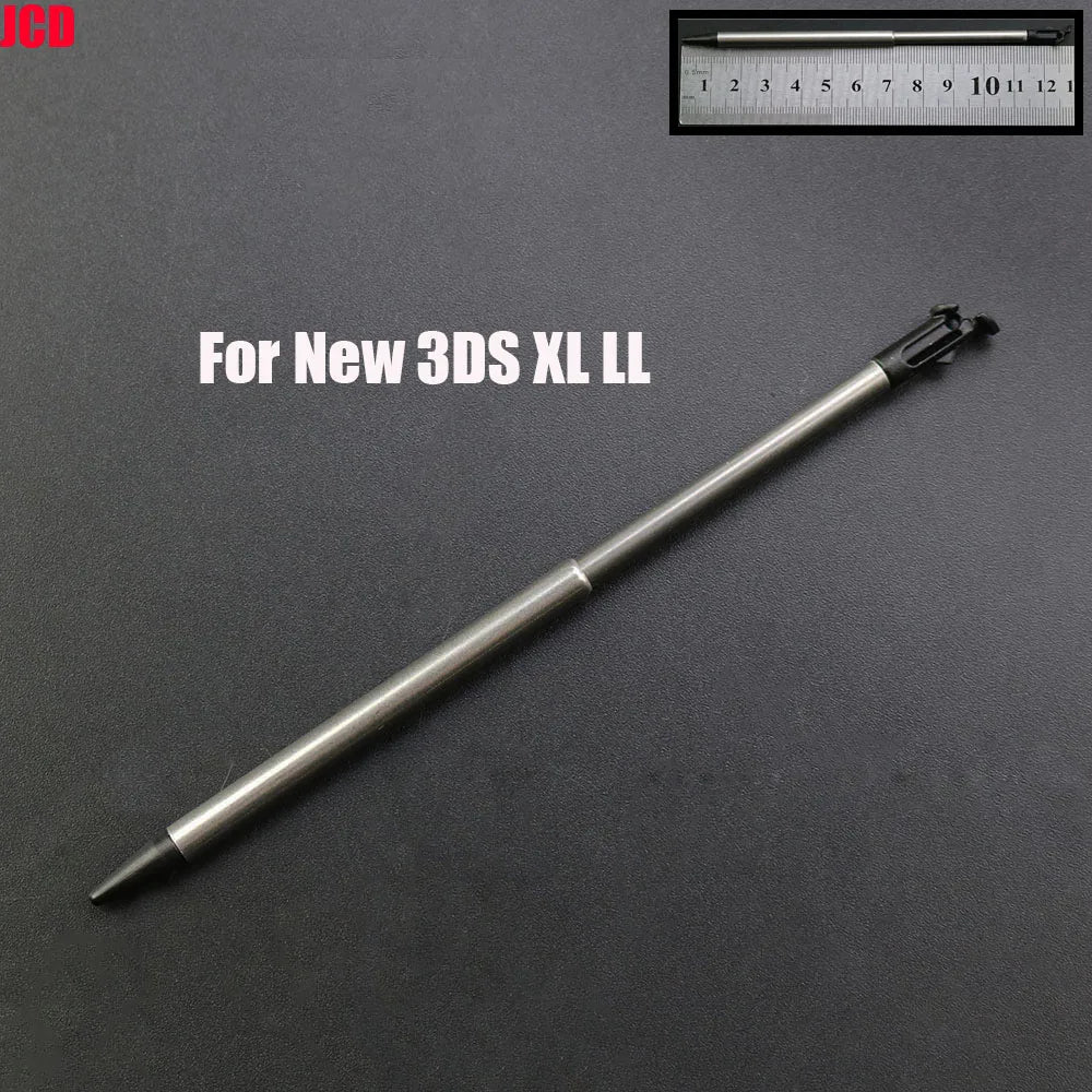 Black Plastic & Metal Telescopic Stylus Pen – Touch Screen Stylus for 2DS, 3DS, New 2DS LL/XL, New 3DS XL/LL, NDSL, NDSi, NDS & Wii