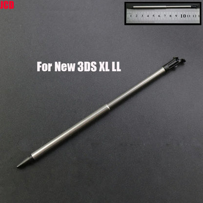 Black Plastic & Metal Telescopic Stylus Pen – Touch Screen Stylus for 2DS, 3DS, New 2DS LL/XL, New 3DS XL/LL, NDSL, NDSi, NDS & Wii