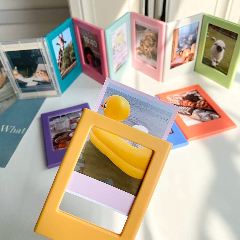 3-Inch Magnetic Photo Frames for Fujifilm Instax Mini – Compatible with Mini 12/11/Evo/40/7+/25/90/99/SE/Link2/3 Film