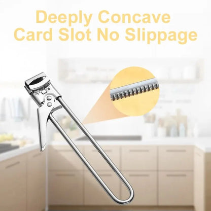 Adjustable Stainless Steel Can Opener | Non-Slip Bottle Opener | New Kitchen Tool