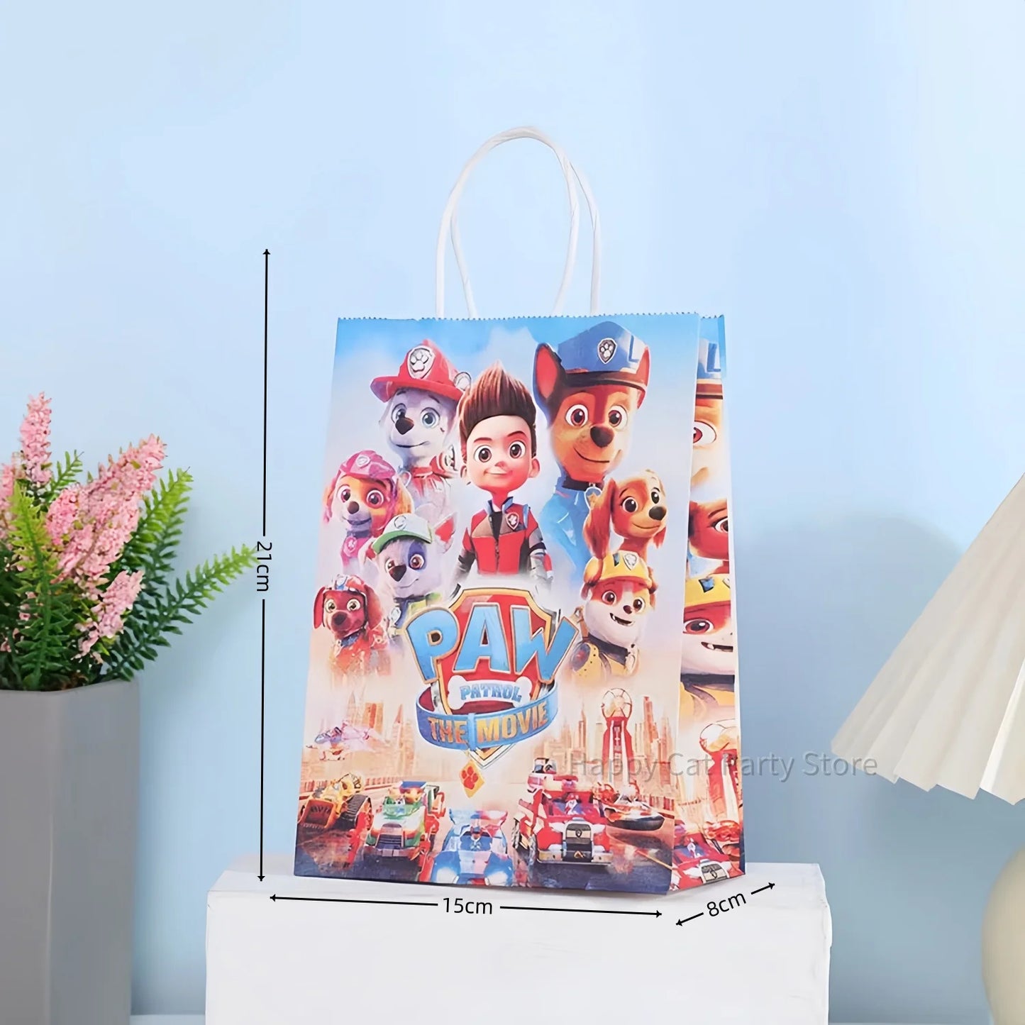PAW Patrol Birthday Gift Bags – Skye & Paw Patrol Candy Party Favor Bags for Boys & Girls Party Supplies & Treat Packaging