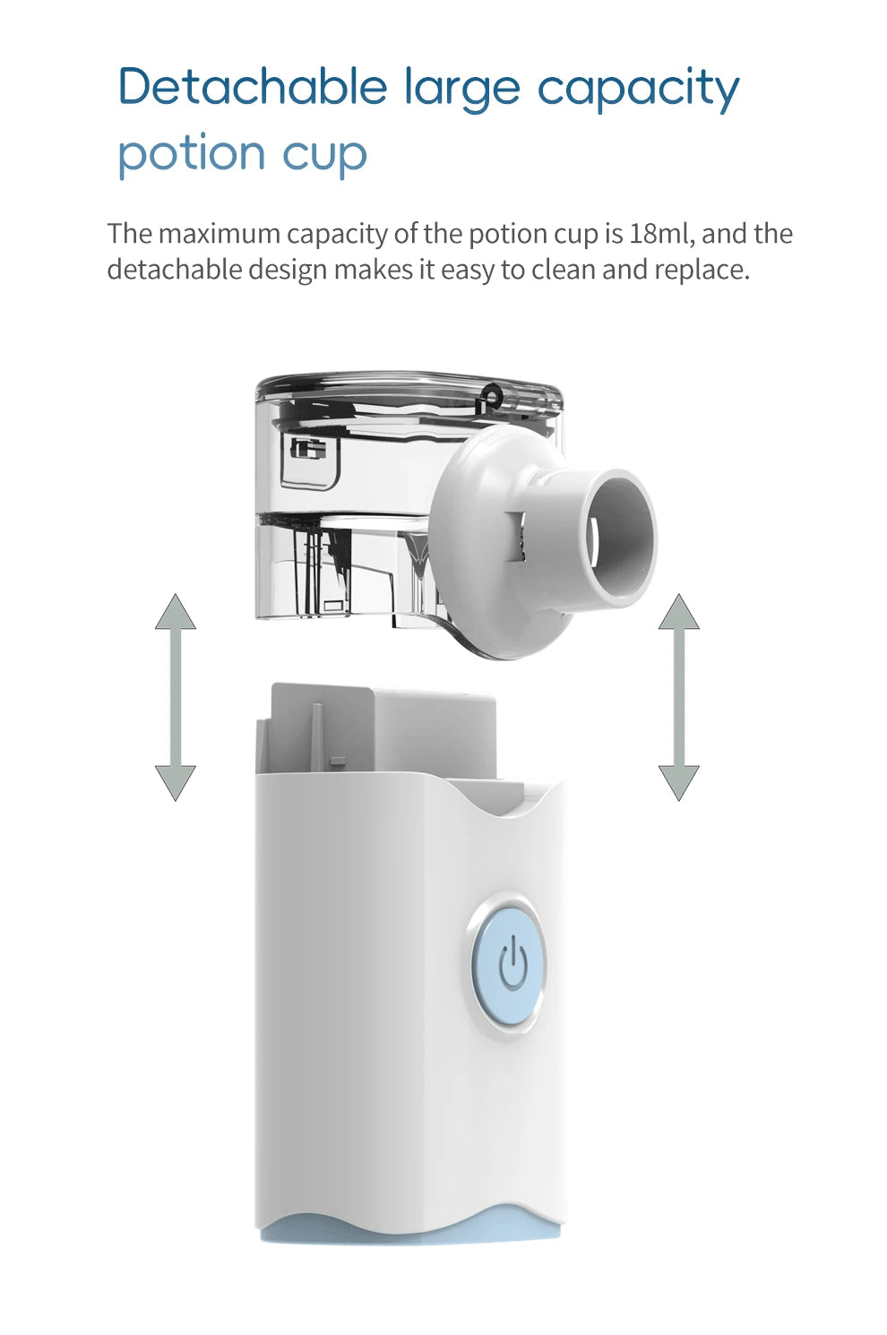 Handheld Portable Silent Mesh Nebulizer – Auto-Clean Inhaler for Kids, Portable Inhalator & Nebulizador