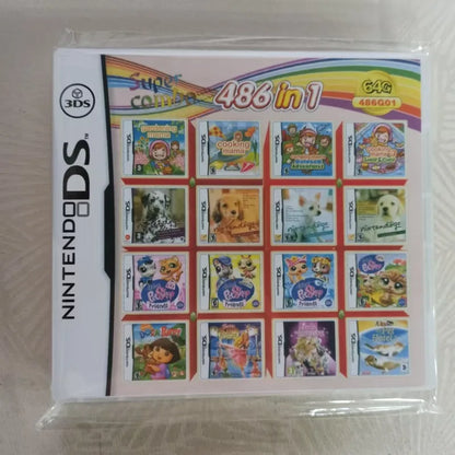 NDS/3DS Multi-ROM Game Card — 4300/510/500/208-in-1 Combined NDS Cartridge/Cassette
