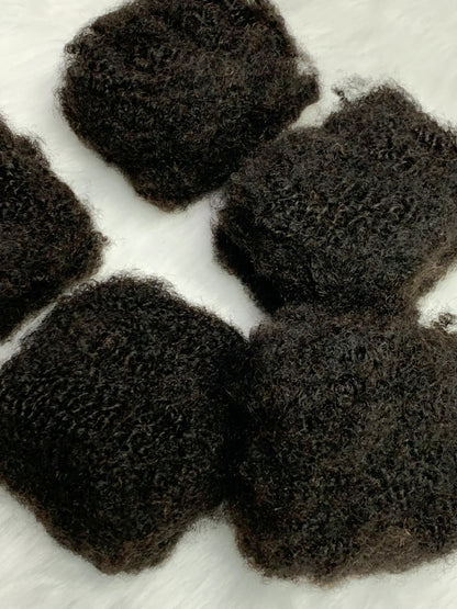 1Pc 30g Brazilian Afro Kinky Curly Remy Human Hair Bulk — No Weft Braiding Extensions for Locs & Braids