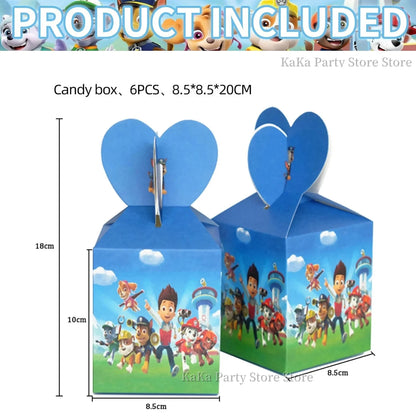 PAW Patrol Birthday Party Supplies Set – Tablecloth, Plates, Cups & Balloons Kids Party Decor for Birthday, Baby Shower & Favors