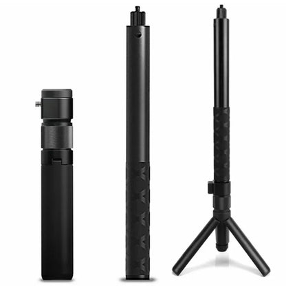 Vamson Invisible Selfie Stick for Insta360 X3 – Rotating Bullet Time Handheld Tripod for GoPro & Insta360 ONE
