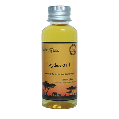 Artisanal African Traditional Layden Nourish Oil 50ml - Moisture Locking, Scalp & Hair Roots Strengthening
