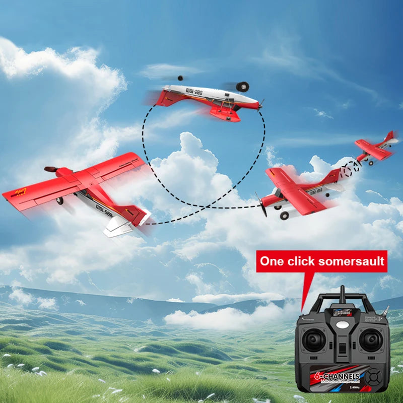 Qidi560 Moore M7 Off-Road RC Plane – 4CH Brushless Fixed-Wing Aircraft, EPP Foam, Remote Control Airplane Toy