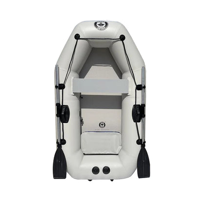 Solar Marine 2-Person Inflatable PVC Fishing Boat – 2M Wear-Resistant Kayak Canoe with Free Accessories