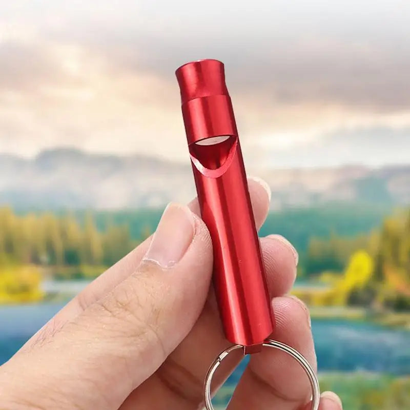 Outdoor Survival Whistle Keychain – High Decibel Portable Emergency Camping & Rescue Tool