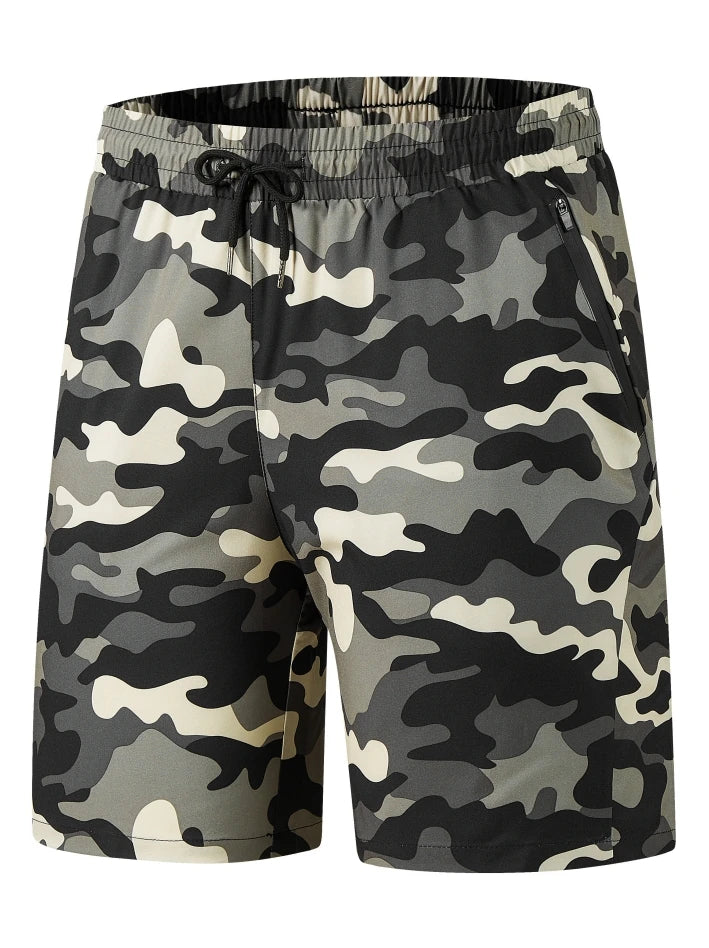 Men’s Summer Sports Shorts – Quick-Dry Breathable Gym, Running & Cycling Bottoms with Drawstring Waist, Casual Workout Outfit