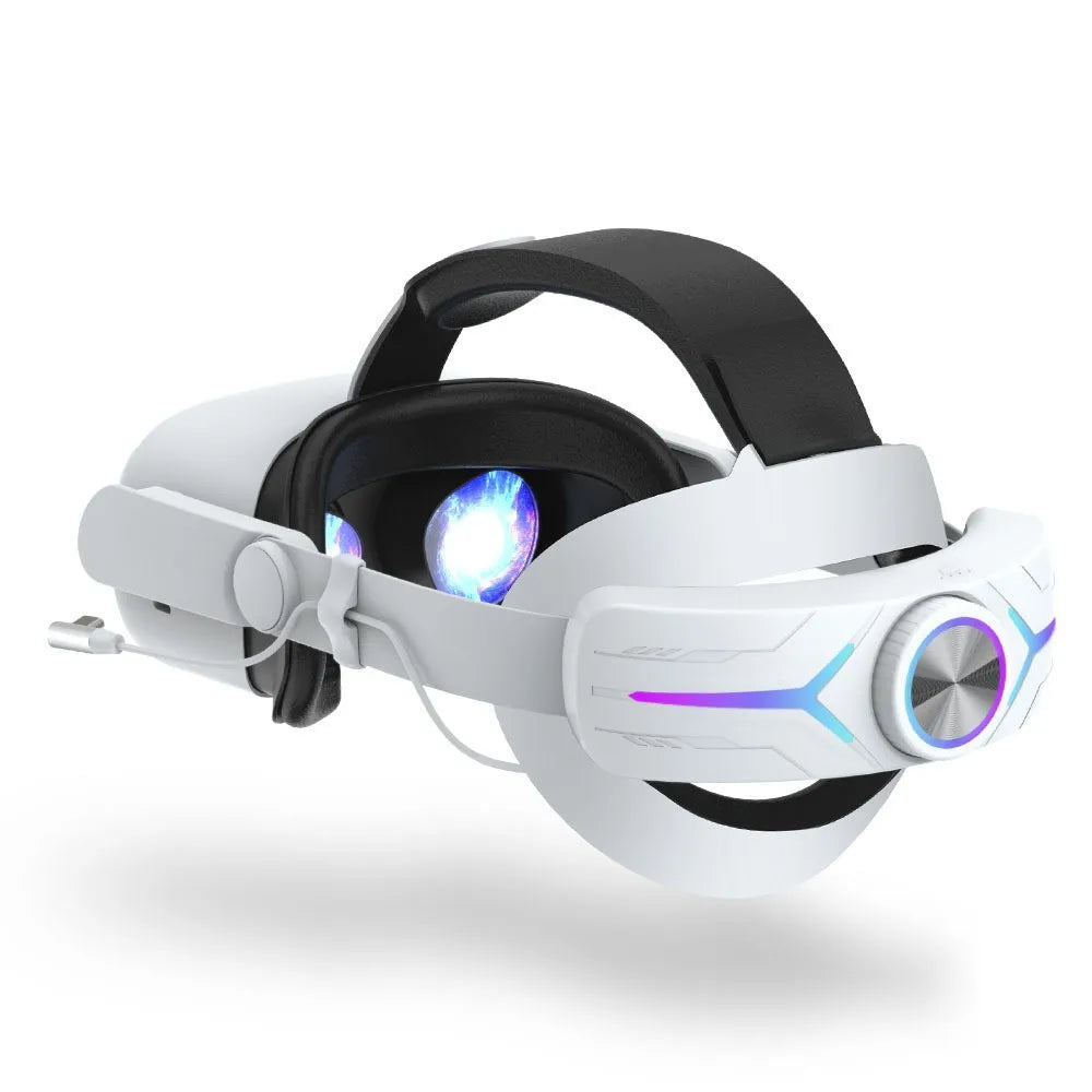 8000mAh Battery Head Strap for Meta Oculus Quest 3/3S – Charging Headset VR RGB Elite Accessories