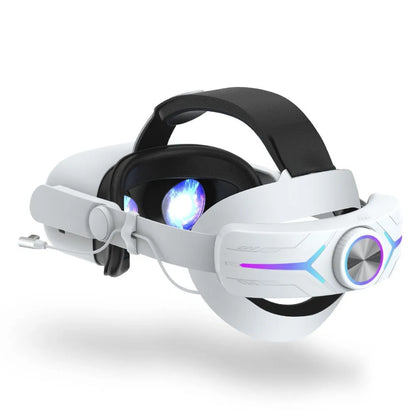 8000mAh Battery Head Strap for Meta Oculus Quest 3/3S – Charging Headset VR RGB Elite Accessories