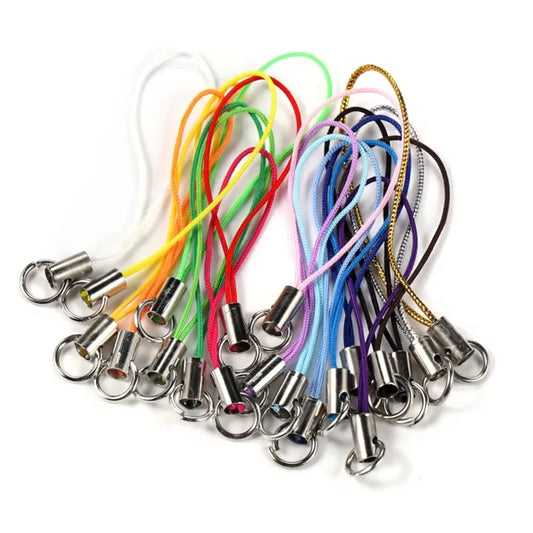 20/50/100PCS Lanyard Strap Cords - Lobster Clasp Rope Keychains for Charms, Pendants, Mobile Accessories & DIY Crafts